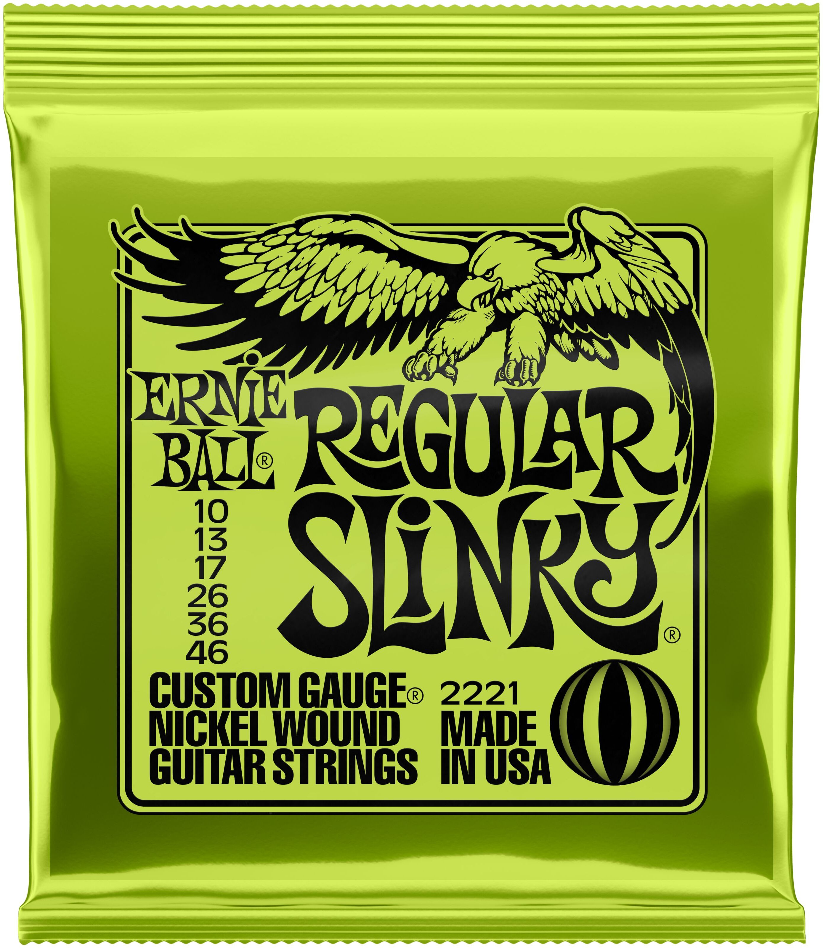 Ernie Ball EB2221 Regular Slinky 10-46 - E-Gitarrensaiten