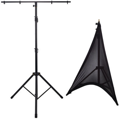 Roadworx Lighting Stand Scrim Bundle BK