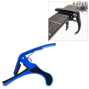 shopnbutik Plastik guitar cap til 6-strenget akustisk klassisk elektrisk guitar tuning clips, instrument tilbehør (blå)