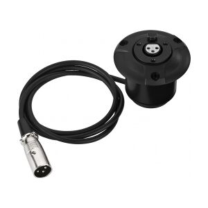 MONACOR XLR-bøsning m/Anti-Shock XLR-703JSM stødmonteret grundlag socket mount chok med