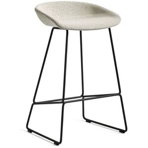 HAY AAS 39 About A Stool Full Upholstery SH: 65 cm - Black Powder Coated Steel/Coda 100