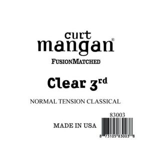 Curt Mangan 83003 løs nylon 3rd spansk guitarstreng, normal-tension