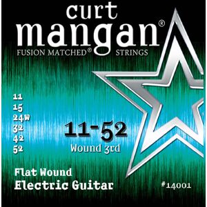 Curt Mangan 14001 Flatwound el-guitarstrenge 011-052