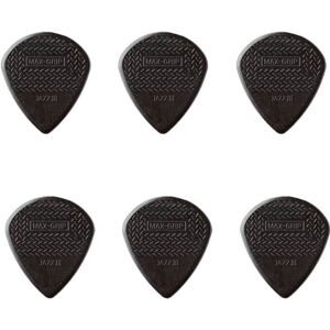 Dunlop Nylon Max Grip Jazz III Stiffo plektre (6 stk.)