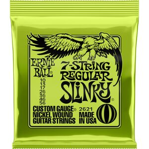 Ernie Ball 2621 Regular Slinky el-guitar-strenge, 7-strenget, 010-056