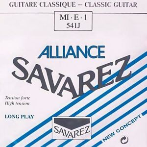 Savarez 541J Alliance E1 løs spansk guitar-streng, blå