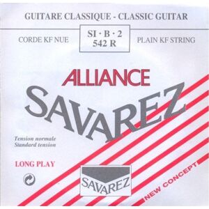 Savarez 542R Alliance H2 løs spansk guitar-streng, rød