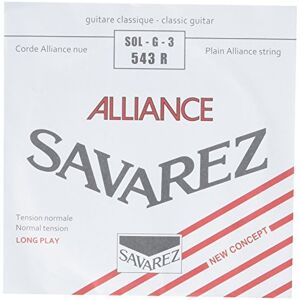 Savarez 543R Alliance G3 løs spansk guitar-streng, rød