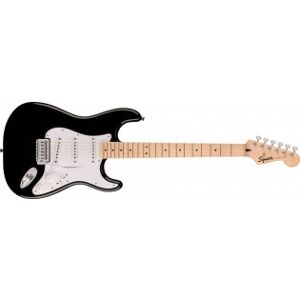 Squier Sonic Stratocaster - 6-Strenget Elektrisk Guitar, Sort