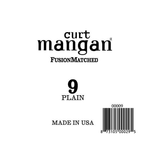 Curt Mangan 00009 løs plain-steel guitarstreng .009