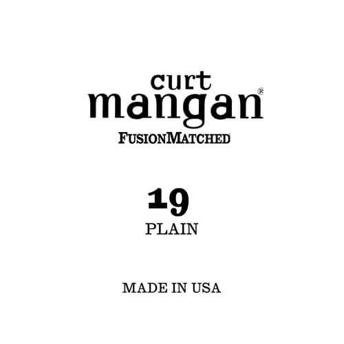 Curt Mangan 00019 løs plain-steel guitarstreng .019