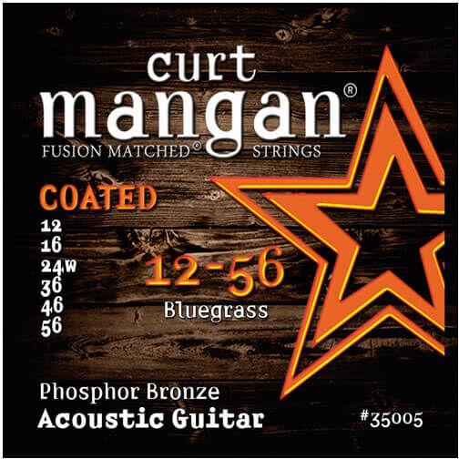 Curt Mangan 35005 Coated Phosphor Bronze western-guitarstrenge 012-056