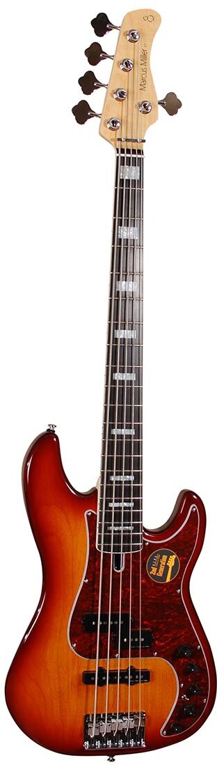 Sire Marcus Miller P7 ALDER-5 2nd Gen TS el-bas, 5-strenget tabacco sunburst