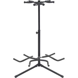 vidaXL Soporte para guitarra de acero negro