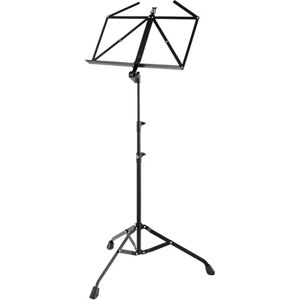 K&M ; 107 Music Stand Black Negro