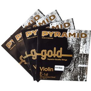 Pyramid Gold Violin Strings 1/4