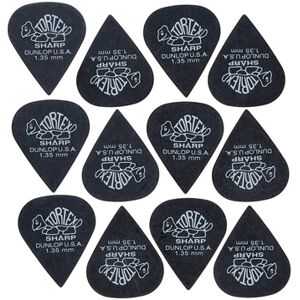 Dunlop Plectrums Tortex Sharp 1,35 12