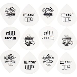 Dunlop Tortex Jazz III White 1,00 Blanco