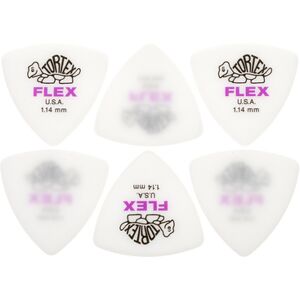 Dunlop Tortex Flex Triangle 1.14 Blanco