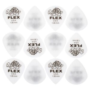 Dunlop Tortex Flex Jazz III XL 1.35 Blanco