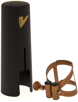 Vandoren M O Ligature Baritone V16 AG Dorado envejecido