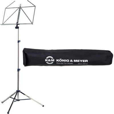 K&M ; 10065 Music Stand Nickel Set Tonalidad de niquelado