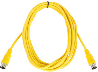 The Sssnake Sk366-5 MIDI-Kabel (gelb)