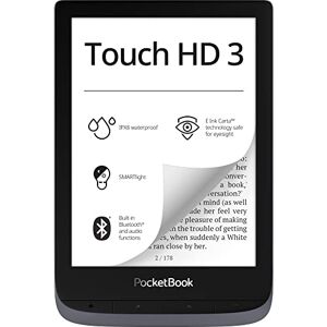 PocketBook Touch HD 3 Liseuse avec 16 Go de mémoire, écran à Encre électronique Carta de 15,24 cm (6"), SMARTlight, Wi-FI et Bluetooth Cuivré - Publicité