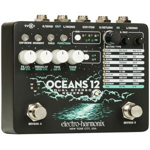 Electro Harmonix Oceans 12 Dual Stereo Reverb pédale d'effet