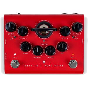 DEPT.10 Dual Drive pédale d'effet Valve Overdrive / préampli 2 canaux