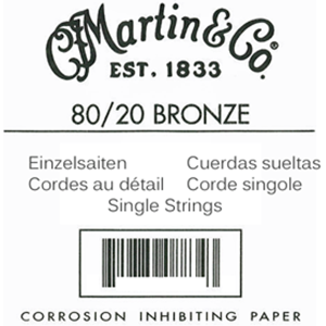 MARTIN 030 CORDE FOLK BRONZE 80/20 .030" - Publicité