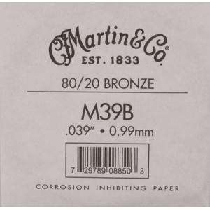 MARTIN 039 CORDE FOLK BRONZE 80/20 .039