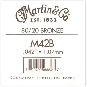 MARTIN 042 CORDE FOLK BRONZE 80/20 .042