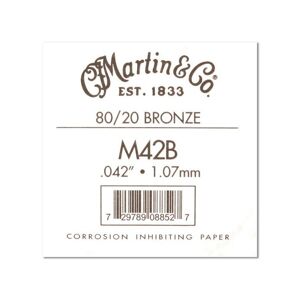 MARTIN 042 CORDE FOLK BRONZE 80/20 .042" - Publicité