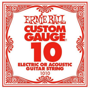 ERNIE_BALL ERNIE BALL 1010 CORDE GUITARE ELEC ACIER PLEIN 010