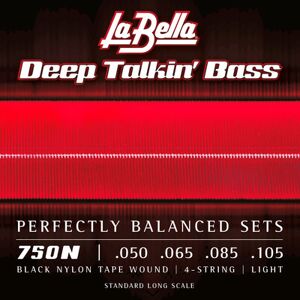 La Bella 750N Black Nylon L