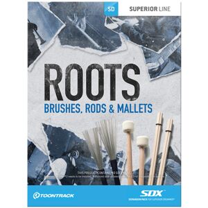 Toontrack SDX Roots-Brushes, Rods & Mal.