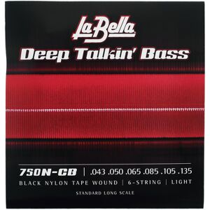 La Bella 750N-CB Black Nylon Tape