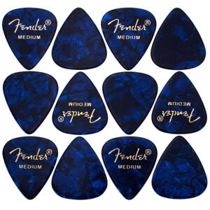 Fender Blue Moto Pick Medium Blue Moto