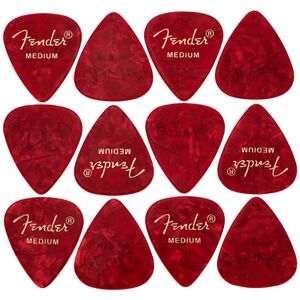 Fender Red Moto Pick Medium Red Moto