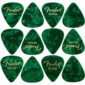 Fender Green Moto Pick Medium Green Moto