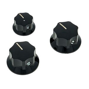 Allparts J-Style Knobs Black Noir