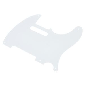 Göldo Pickguard T-Style WH 5-Hole Blanc mat