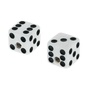 Allparts Dice Knobs White Blanc