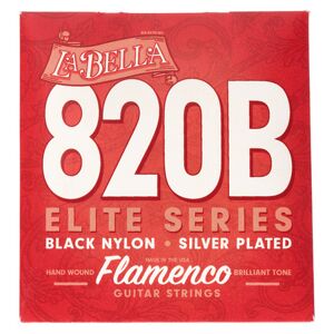 La Bella 820B Black Nylon Flamenco Str.