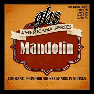 Ghs Cordes pour mandoline/ MANDOLINE AMERICANA LIGHT 10-15-24-38