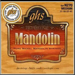 Ghs Cordes pour mandoline/ MANDOLINE PURE NICKEL MEDIUM 11-16-27-41