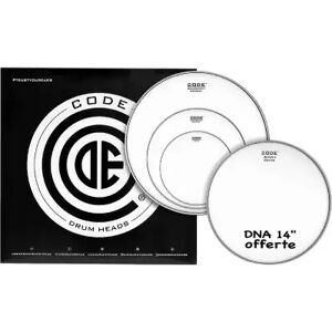 Code Drum Head Pack de peaux/ TOM PACK GENERATOR SABLEE ROCK 10/12/16/+CC 14 DNA SABLEE
