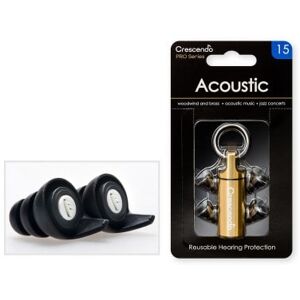 Casques et bouchons/ PRO ACOUSTIC 15 FILTRES AUDITIFS PROTECTION SNR 15DB