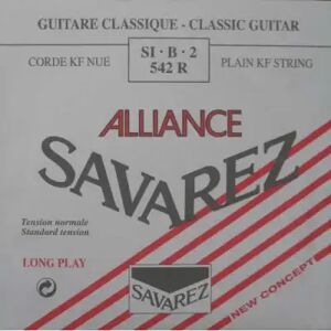 Savarez Cordes classique à l'unité/ 542R SI-2 ALLIANCE ROUGE TIRANT FORTE (UNITE) - Publicité